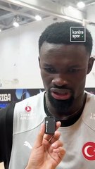 Milli basketbolcu Adem Bona: Grup birinciliği için şansımız büyük. Gruptan birinci olarak çıkmak istiyoruz