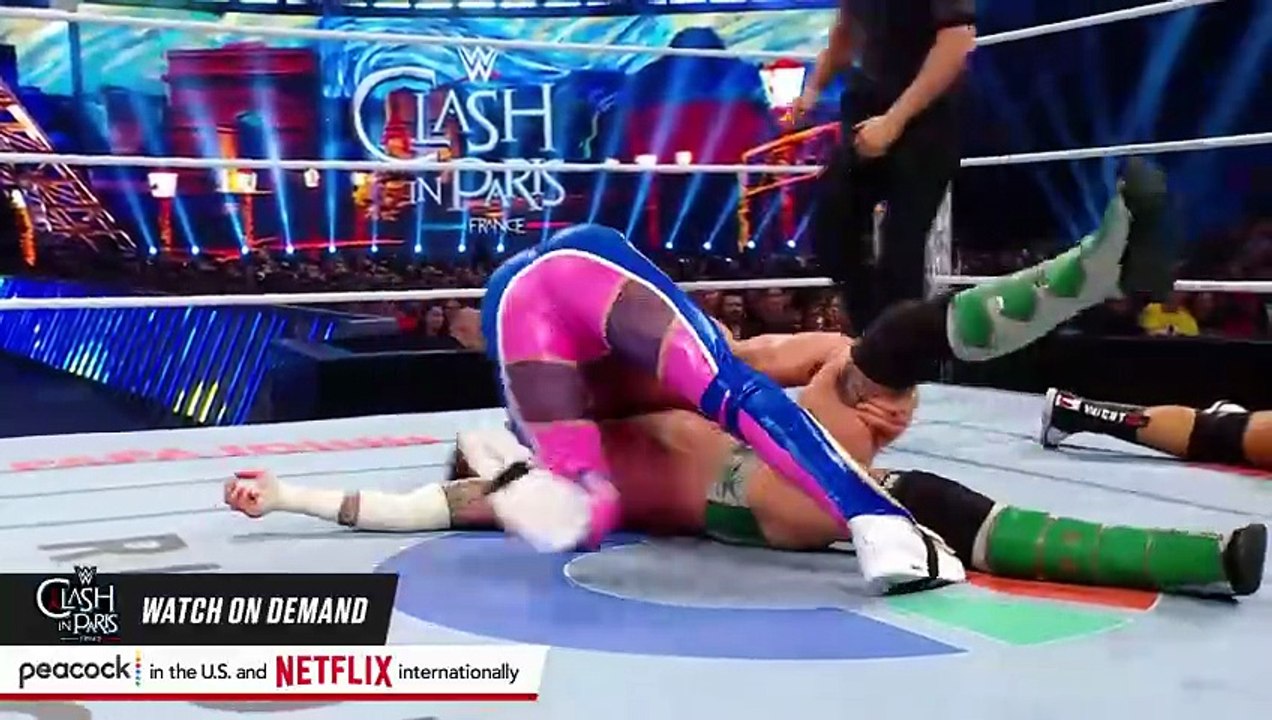 WWE CLASH IN PARIS 31 AUGUEST 2025 CM PUNK VS SETH ROLLINS VS JEY USO VS LA KNIGHT FULL MATCH