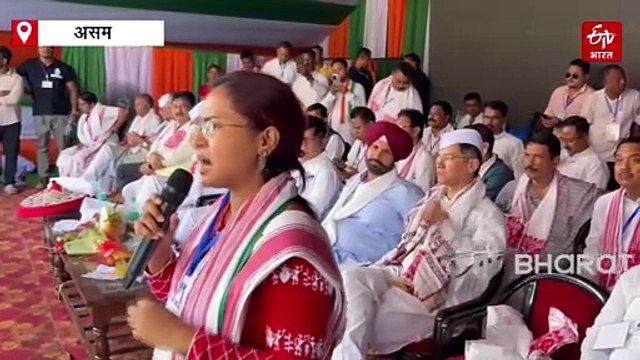 असम में बोलीं कृषि मंत्री शिल्पी नेहा तिर्की- पिछले 200 सालों से जारी है आदिवासी महिलाओं का संघर्ष, टी-ट्राइब का भी किया जिक्र