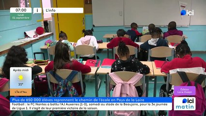01/09/2025 - ici matin par ici Loire Océan en vidéo