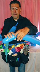 Making Stitch from balloons from lilo and stitch