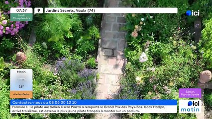 01/09/2025 - ici matin par ici Pays de Savoie en vidéo