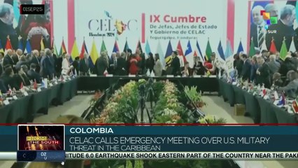 Colombia | CELAC calls emergency meeting over U.S. military threat in the Caribbean