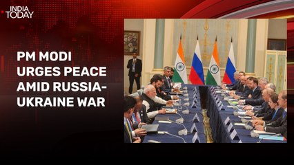 PM Modi urges peace in Ukraine war during talks with Vladimir Putin