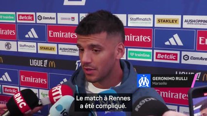 Marseille - Rulli : "Nous devons travailler et chercher le meilleur OM possible"