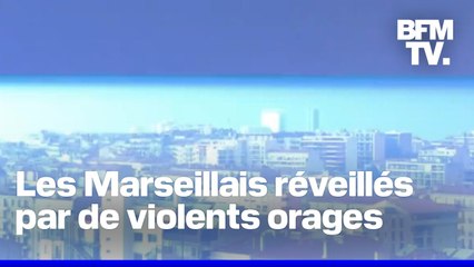 Les images impressionnantes des orages qui ont frappé le sud-est de la France