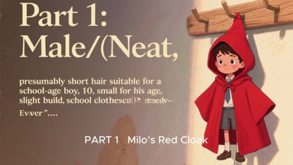 [storybook] Milo’s Red Cloak – A Tale of Kindness and Courage