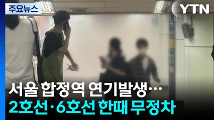 서울 합정역 연기발생...2호선·6호선 한때 무정차 / YTN