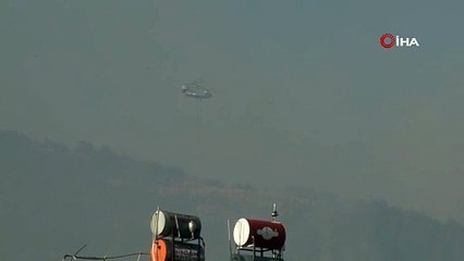 Denizli\'de yangının 5\'nci gününde müdahale devam ediyor