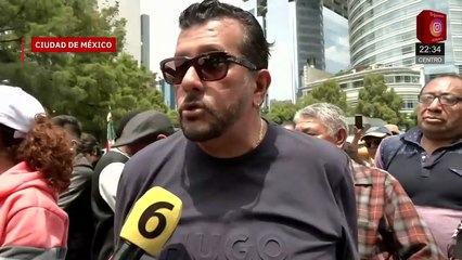 Alessandra Rojo de la Vega encabeza marcha de la resistencia