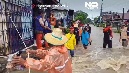 Inondazioni lampo colpiscono il nord della Thailandia dopo una depressione tropicale
