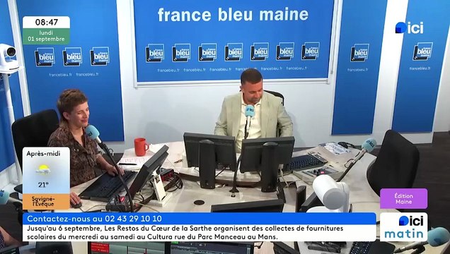 La collecte de fournitures scolaires des Restos du Coeur Sarthe