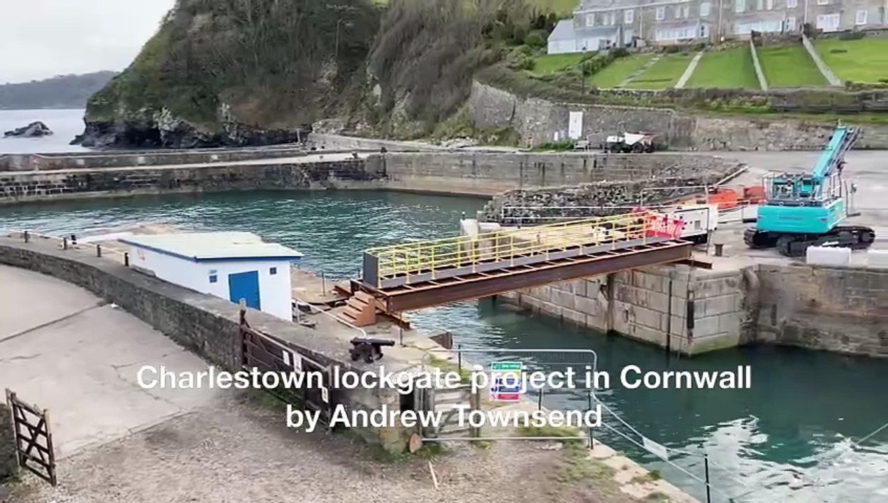Charlestown lockgate project in Cornwall by Andrew Townsend