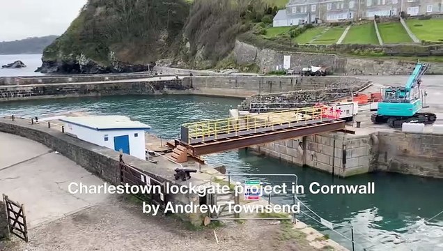 Charlestown lockgate project in Cornwall by Andrew Townsend