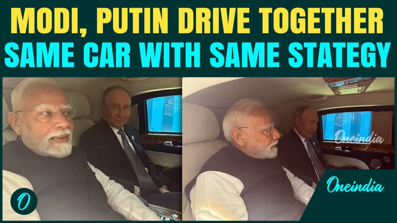 Modi & Putin Ride Together to Bilateral Meeting After SCO Summit | Indo-Russian Ties Threatens Trump
