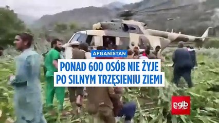 Trzęsienie ziemi w Afganistanie: setki ofiar śmiertelnych