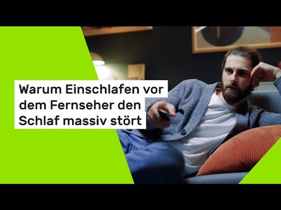 Warum Einschlafen vor dem Fernseher den Schlaf massiv stört
