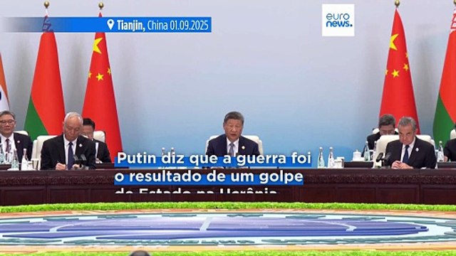 Putin culpa o Ocidente e a NATO pela guerra da Rússia na Ucrânia em cimeira na China