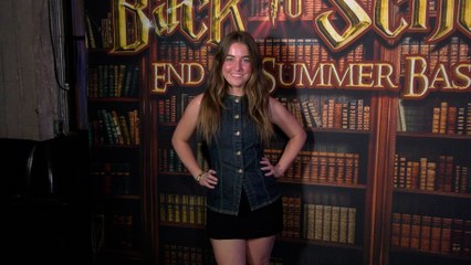 Logan Alexandra attends the Jet House Back-to-School Bash red carpet