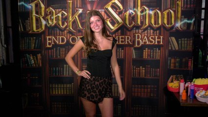 Sophia Alice attends the Jet House Back-to-School Bash red carpet