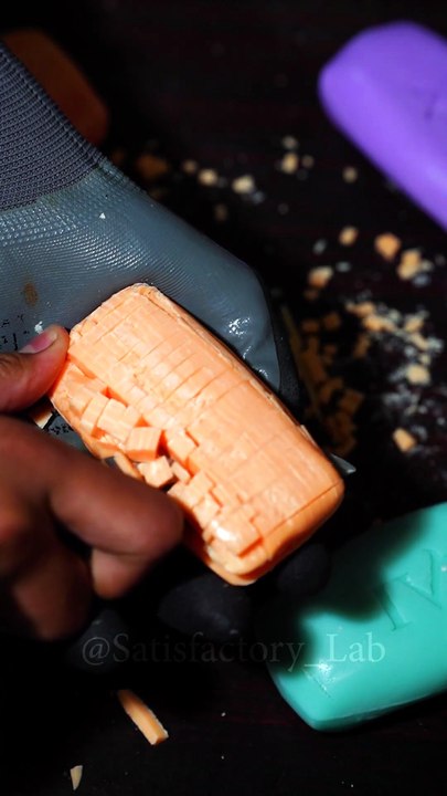 Soap Cutting ASMR That Will Melt Your Stress Away💥🌊#oddlysatisfying #rainbowsoap #relax #satisfying