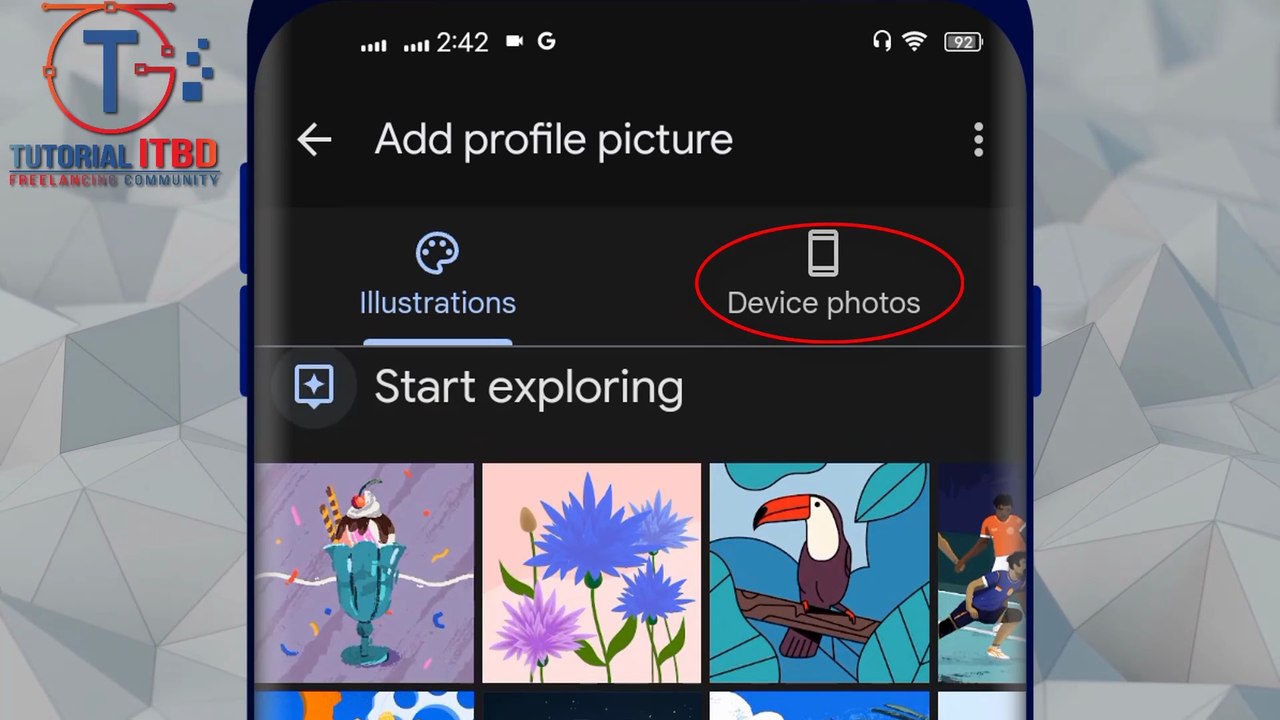 How to add profile picture in Gmail account? Gmail একাউন্টের প্রোফাইল পিকচার কিভাবে এড করবো?