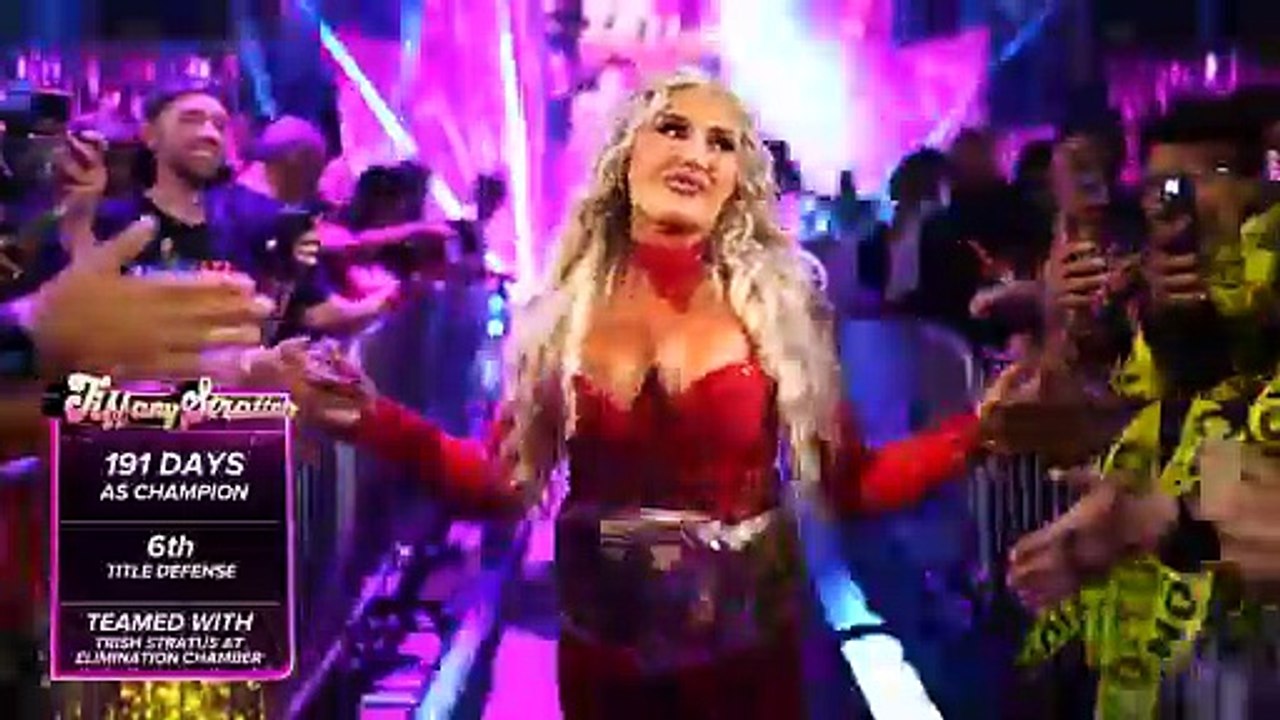Tiffany Stratton vs. Trish Stratus _ WWE Women’s Title Match_ Evolution 2025 highlights