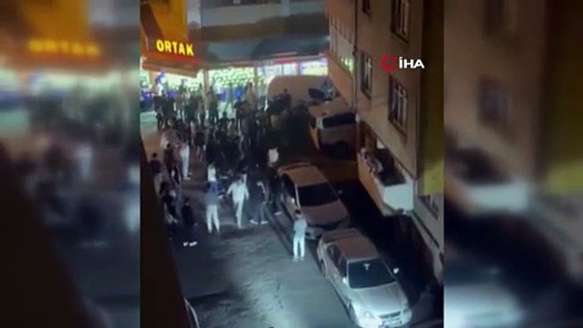 Asker eğlencesinde atılan havai fişek ortalığı birbirine kattı; o anlar kamerada
