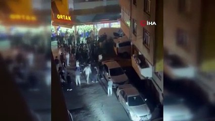 Asker eğlencesinde atılan havai fişek ortalığı birbirine kattı; o anlar kamerada