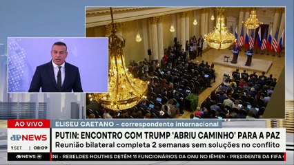Putin diz que encontro com Trump “abriu caminho” para paz na Ucrânia