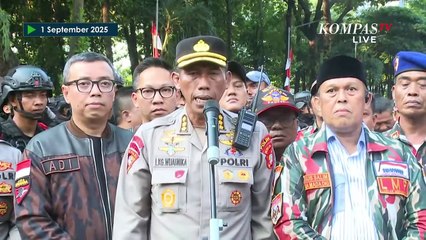 Iring-iringan Motor hingga Rantis Brimob, Patroli Skala Besar Polri Keliling Jakarta Pascademo