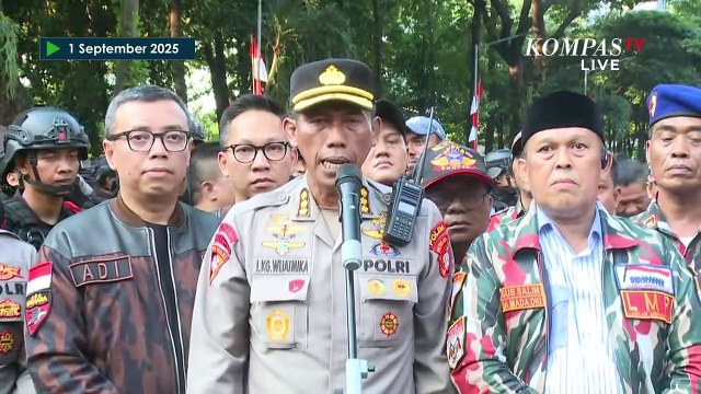 Iring-iringan Motor hingga Rantis Brimob, Patroli Skala Besar Polri Keliling Jakarta Pascademo