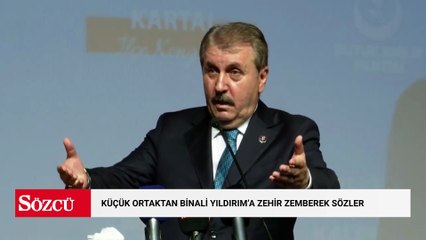 Küçük ortaktan Binali Yıldırım'a zehir zemberek sözler