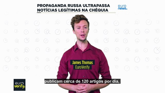 Propaganda russa está a ultrapassar notícias legítimas na Chéquia
