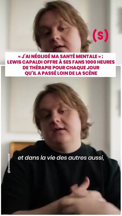 En juin 2023, Lewis Capaldi s’effondrait en plein concert à Glastonbury. Incapable de terminer son s