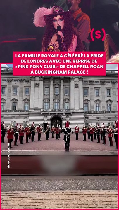 On monte le son pour écouter cette reprise de Pink Pony Club par la fanfare des Coldstream Guards 😍
