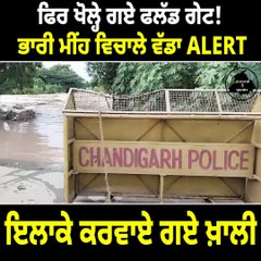 ਫਿਰ ਖੋਲ੍ਹੇ ਗਏ ਫਲੱਡ ਗੇਟ! ਭਾਰੀ ਮੀਂਹ ਵਿਚਾਲੇ ਵੱਡਾ ALERT, ਇਲਾਕੇ ਕਰਵਾਏ ਗਏ ਖ਼ਾਲੀ