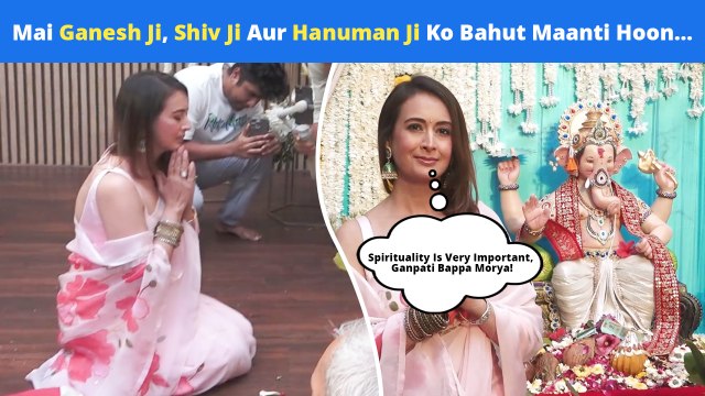 Ganpati Bappa Morya: Preeti Jhangiani Graces The Grand Ganesh Mahotsav By Bombay Times