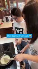 😂 "Teaching my teen to cook… aur khud chef ban gaya stress ka! 🍳🔥"