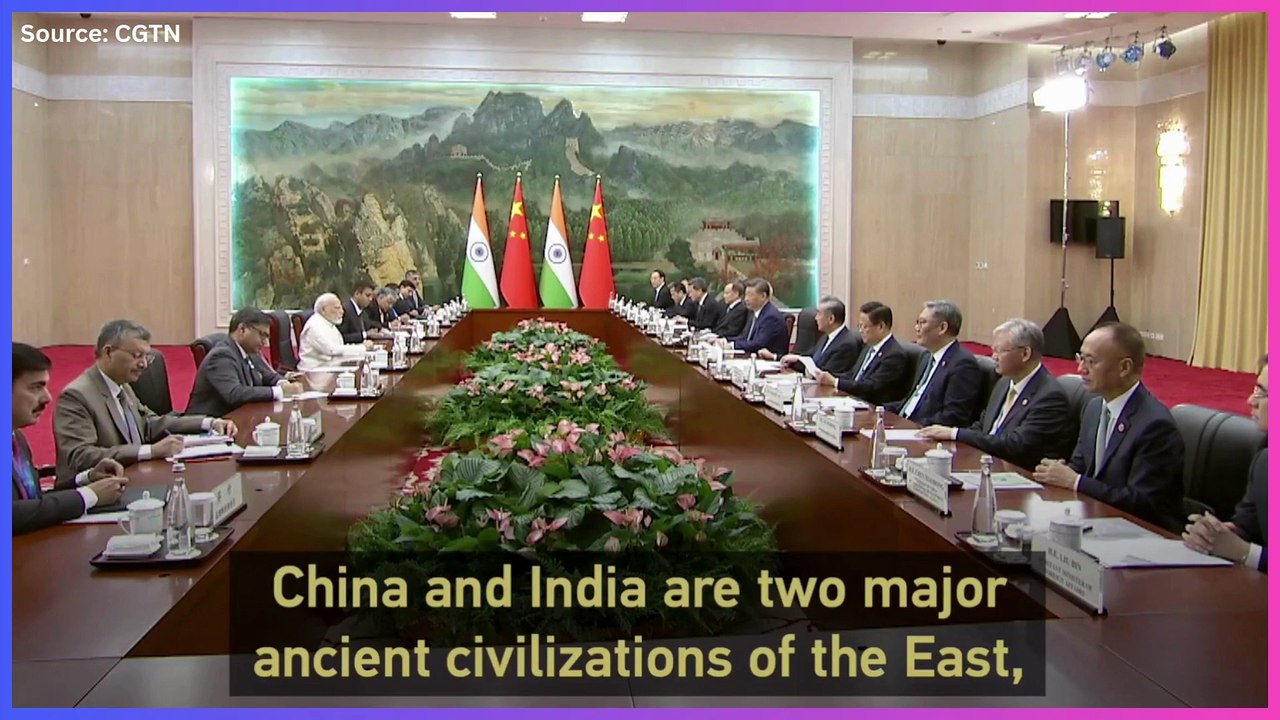 China & India Bilateral Meeting  - President Xi Jinping and PM Modi,  SCO Summit, Tianjin