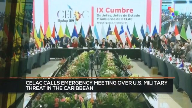 FTS 8:30 01-09: CELAC calls emergency meeting over U.S. military threat in the Caribbean