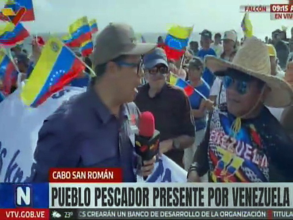 Falcón | Pescadores y acuicultores alzan su voz en respaldo al pdte. Maduro desde Cabo San Román