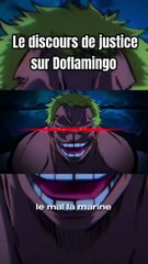 Le discours de justice de Doflamingo : Analyse et Signification dans One Piece ⚓️