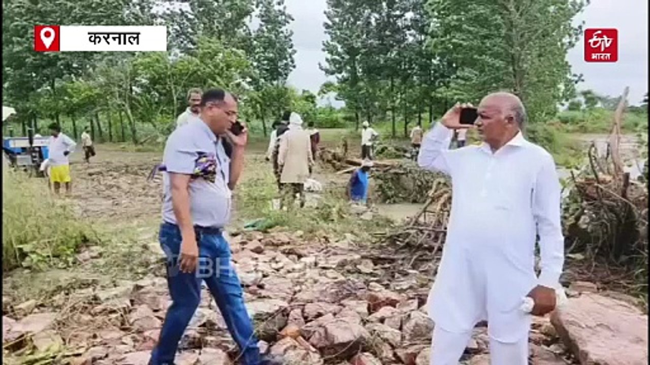 करनाल के इंद्री में यमुना किनारे लगते गांवों में बढ़ा बाढ़ का खतरा, कटाव से सहमे लोग, फसल और घरों पर मंडराया खतरा