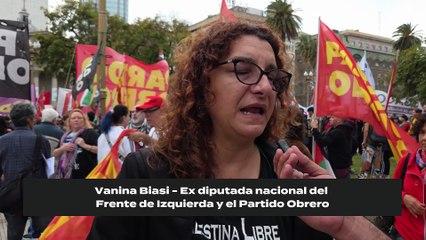 Vanina Biasi - Ex diputada nacional del Frente de Izquierda y el Partido Obrero