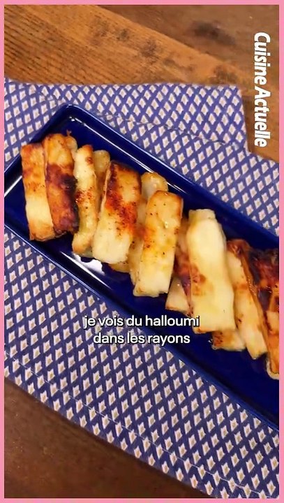 Halloumi grillé au miel