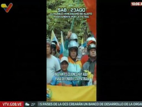 Pdte. Maduro afirmó que la respuesta del pueblo venezolano en defensa de su soberanía es magnífica