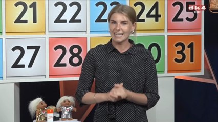 Kristine Neergaard med en servicemeddelelse om nyt sendetidspunkt kl. 21.05 p.g.a EM i Fodbold mellem Danmark & Tjekkiet på Lørdag d. 3 Juli | SIFA tv bingo og sendt i 2021 på DK4