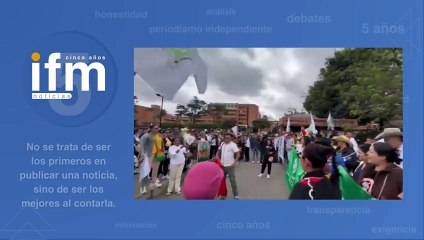 Campesinos se concentran en Bogotá para respaldar propuesta de consulta sobre tierras