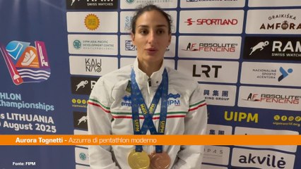 Tognetti di bronzo e azzurre d'oro ai Mondiali di pentathlon